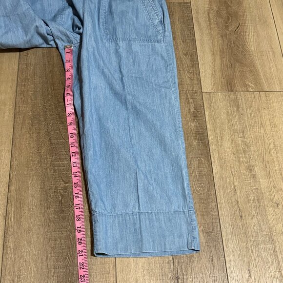 Talbots Light Blue Cropped Pants - Picture 10 of 13
